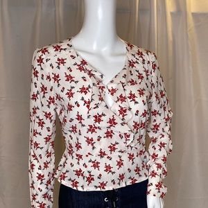 Flower blossom blouse